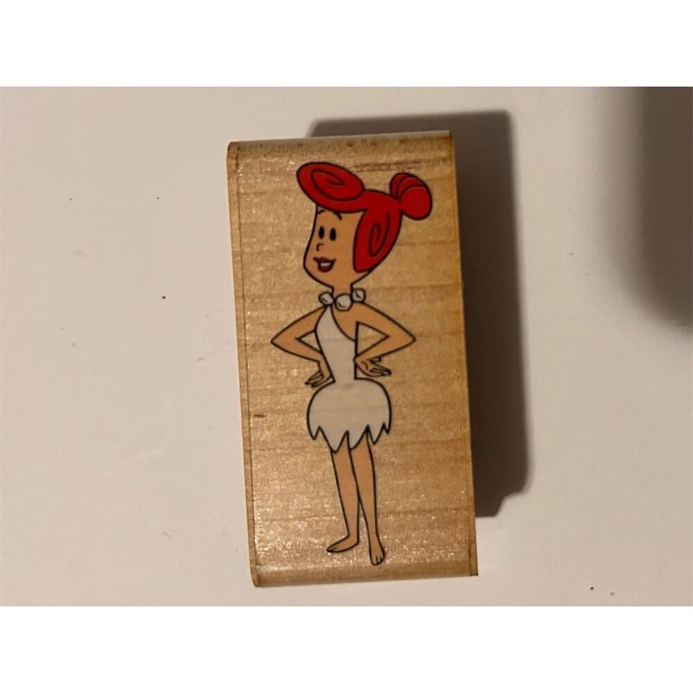 Wilma Flintstone Rubber Stamp 1992 Hanna-Barbera Animation Cartoon